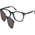 FT6052-D-B, Shiny Black/Clear Blue Light Lenses