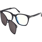 FT6052-D-B, Shiny Black/Clear Blue Light Lenses
