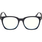 FT6052-D-B, Shiny Black/Clear Blue Light Lenses