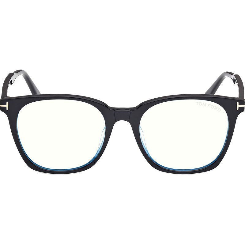 FT6052-D-B, Shiny Black/Clear Blue Light Lenses