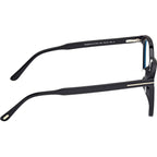 FT6052-D-B, Shiny Black/Clear Blue Light Lenses