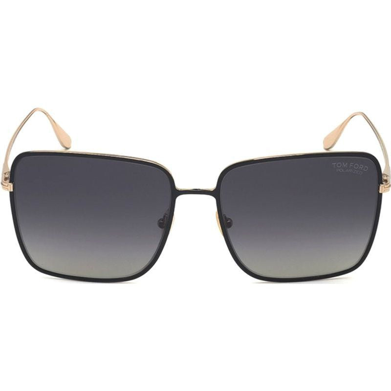 Heather FT0739, Grey and Gold/Grey Gradient Lenses