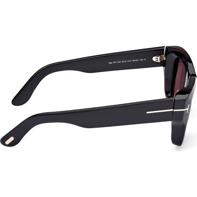Ilias FT1154, Shiny Black/Smoke Lenses