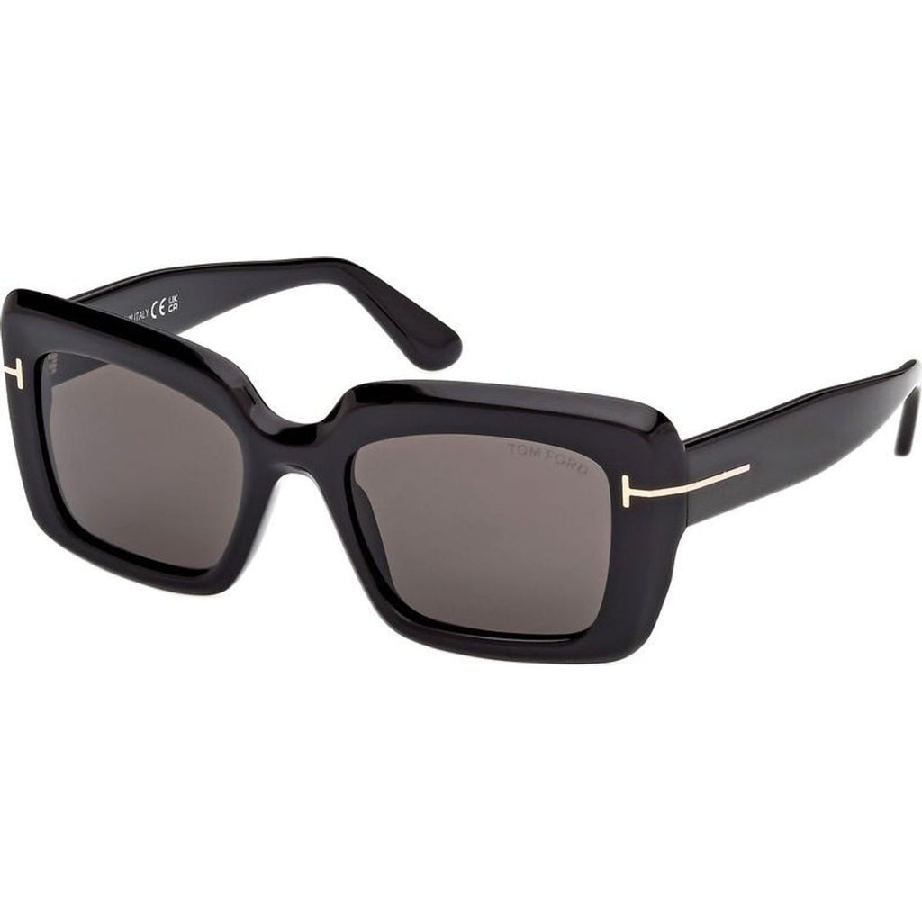 Leila 02 FT1318, Shiny Black/Smoke Lenses