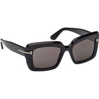 Leila 02 FT1318, Shiny Black/Smoke Lenses