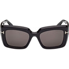 Leila 02 FT1318, Shiny Black/Smoke Lenses