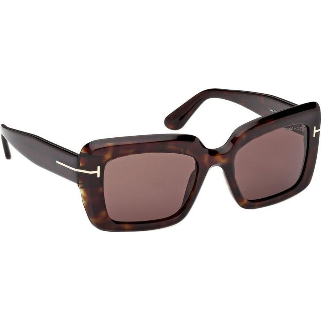 Leila 02 FT1318, Dark Havana/Brown Lenses