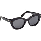 Linda 02 FT1285, Shiny Black/Smoke Polarised Lenses