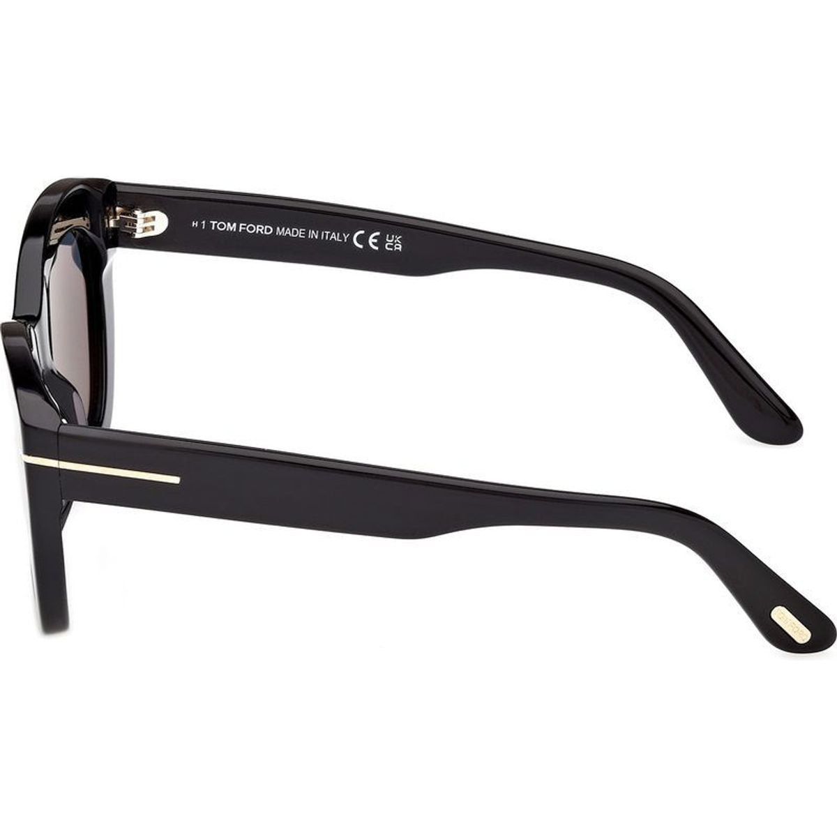Linda 02 FT1285, Shiny Black/Smoke Polarised Lenses