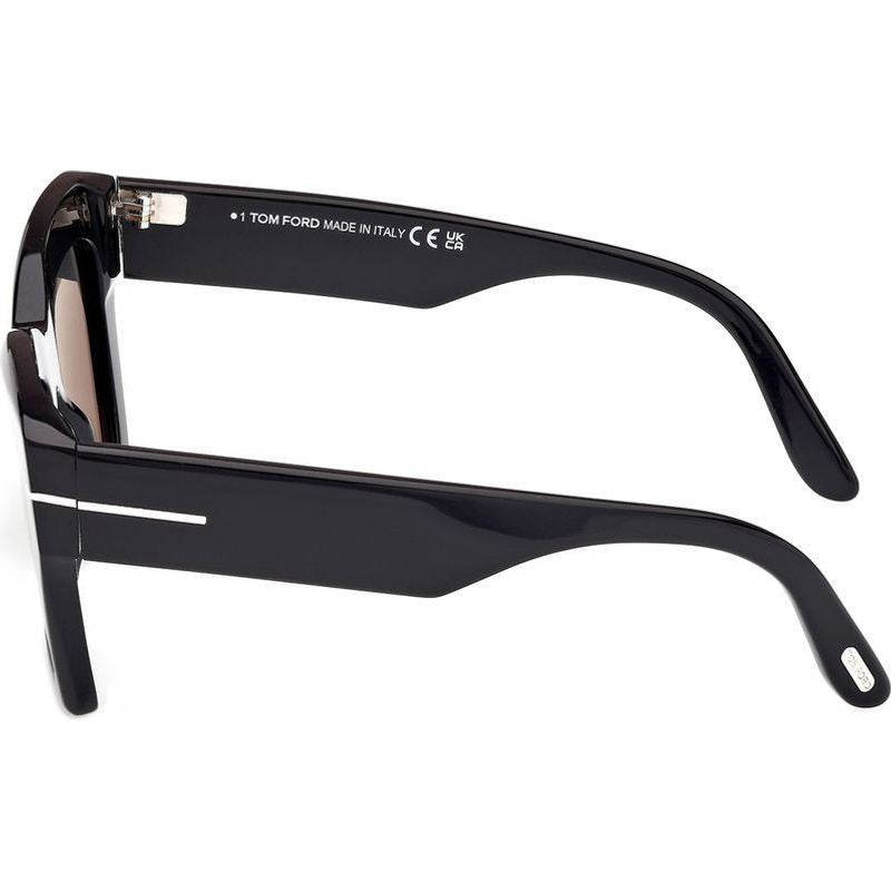Luna FT1191, Shiny Black/Smoke Polarised Lenses
