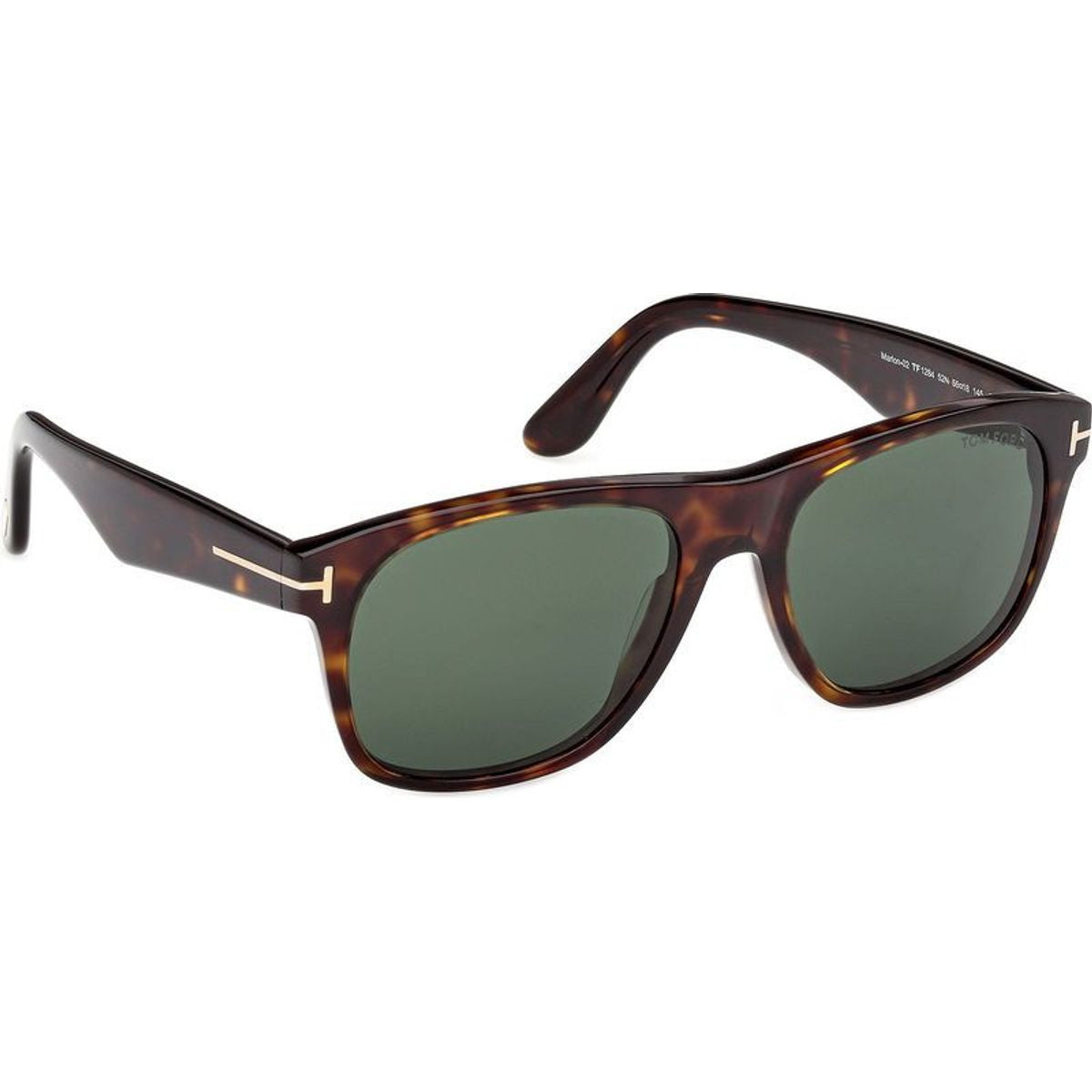 Marlon 02 FT1284, Dark Havana/Green Lenses