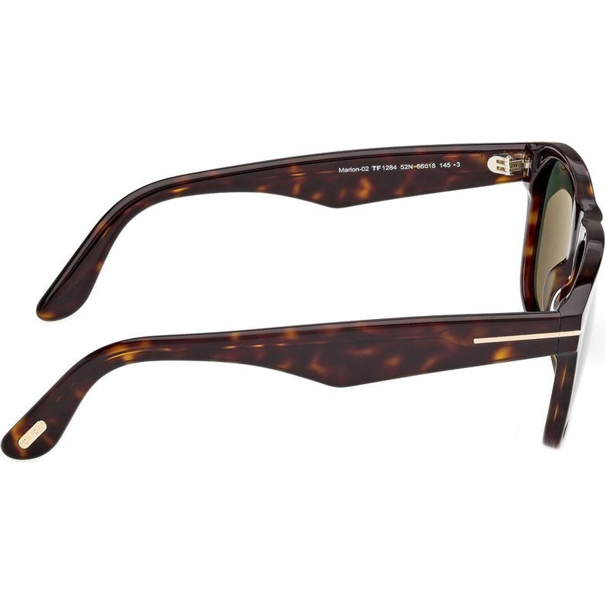 Marlon 02 FT1284, Dark Havana/Green Lenses