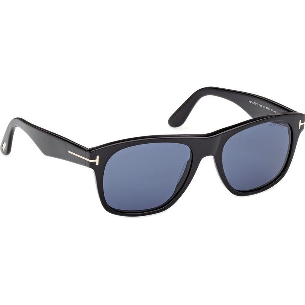 Marlon 02 FT1284, Shiny Black/Blue Lenses