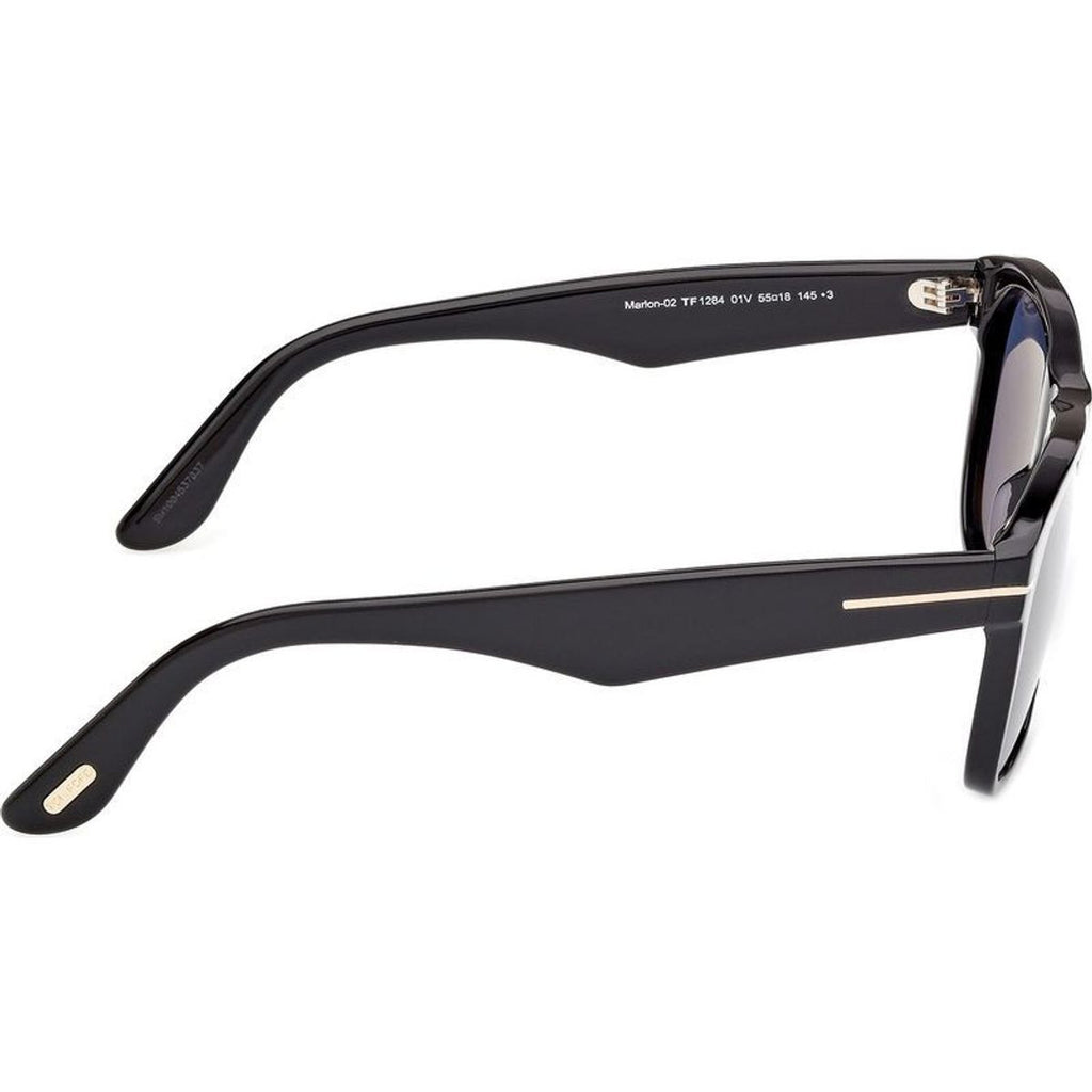 Marlon 02 FT1284, Shiny Black/Blue Lenses