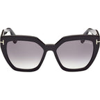 Phoebe FT0939, Shiny Black/Smoke Gradient Lenses