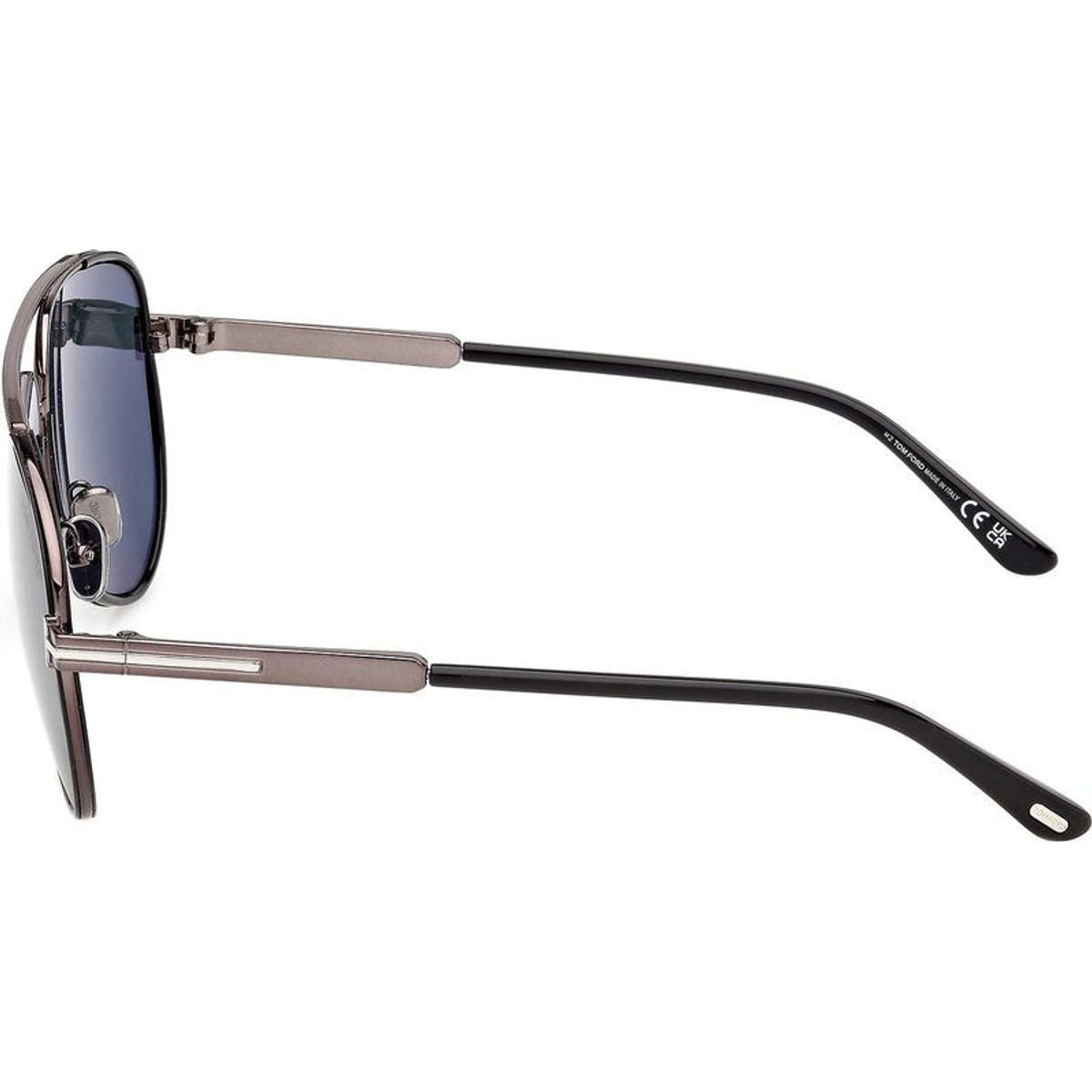 Rupert 02 FT1340, Shiny Black/Blue Lenses