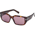 Silvano FT0989, Dark Havana/Violet Lenses