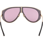 Tom Ford Cade 02 FT1430 Shiny Pale Gold Grey Monocolor Inner