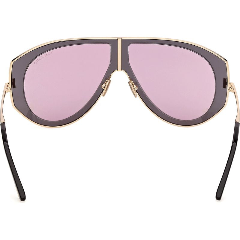 Tom Ford Cade 02 FT1430 Shiny Pale Gold Grey Monocolor Inner