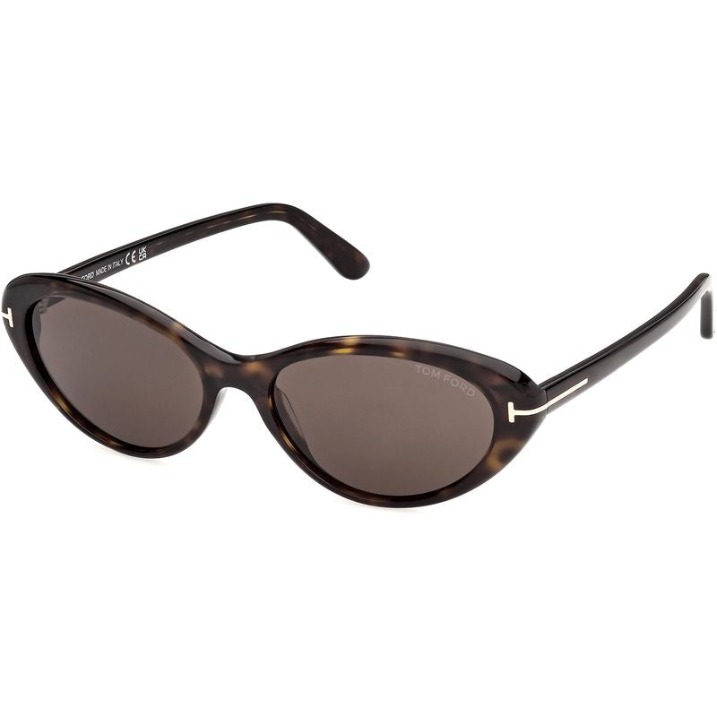 Tom Ford Celina 02 FT1413 Dark Havana Brown Angle