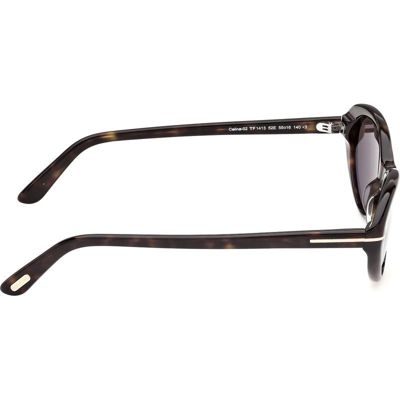 Tom Ford Celina 02 FT1413 Dark Havana Brown Side2