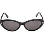 Tom Ford Celina 02 FT1413 Shiny Black Smoke Front