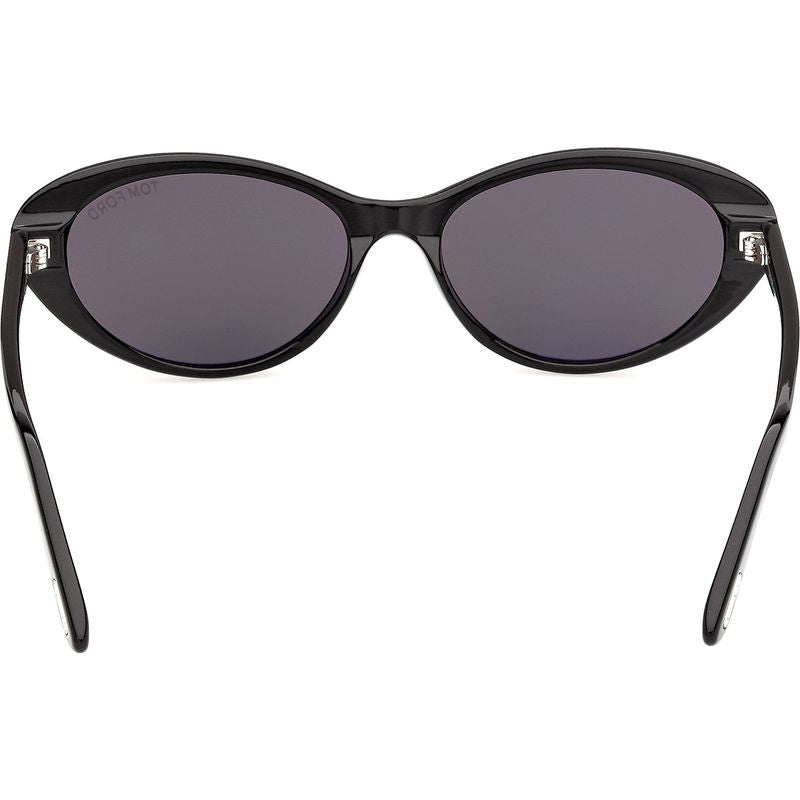 Tom Ford Celina 02 FT1413 Shiny Black Smoke Inner