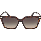 Tom Ford Erin 02 FT1412 Dark Havana Smoke Gradient Front