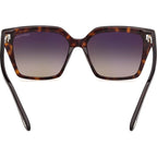 Tom Ford Erin 02 FT1412 Dark Havana Smoke Gradient Inner