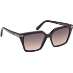 Tom Ford Erin 02 FT1412 Shiny Black Smoke Gradient Angle2