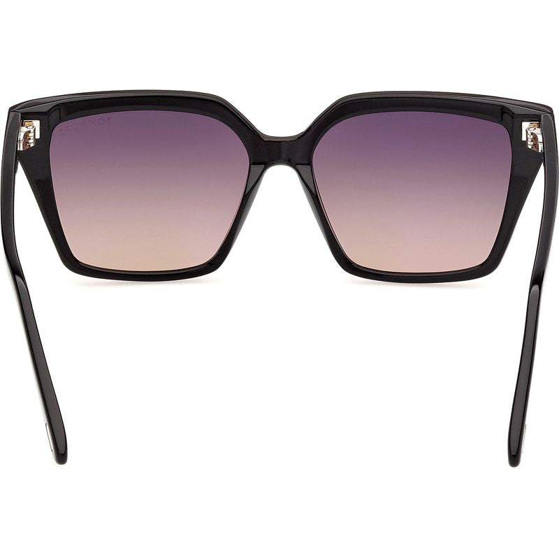 Tom Ford Erin 02 FT1412 Shiny Black Smoke Gradient Inner