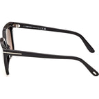 Tom Ford Erin 02 FT1412 Shiny Black Smoke Gradient Side