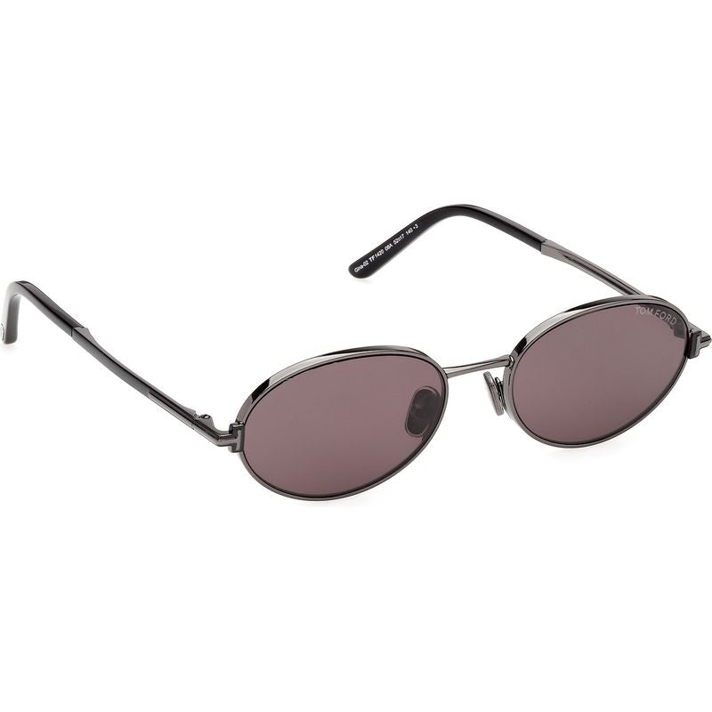 Tom Ford Gina 02 FT1420 Shiny Gunmetal Smoke Angle2