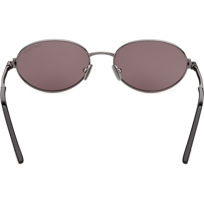 Tom Ford Gina 02 FT1420 Shiny Gunmetal Smoke Inner