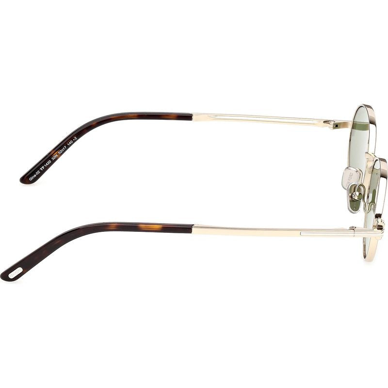 Tom Ford Gina 02 FT1420 Shiny Pale Gold Green Side2
