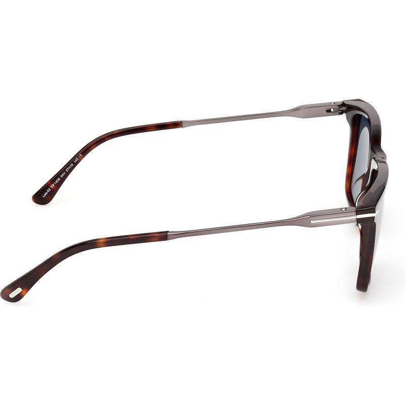 Tom Ford Lee 02 FT1409 Red Havana Blue Side2