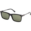 Tom Ford Lee 02 FT1409 Shiny Black Green Angle