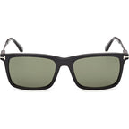 Tom Ford Lee 02 FT1409 Shiny Black Green Front