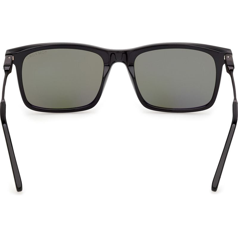 Tom Ford Lee 02 FT1409 Shiny Black Green Inner
