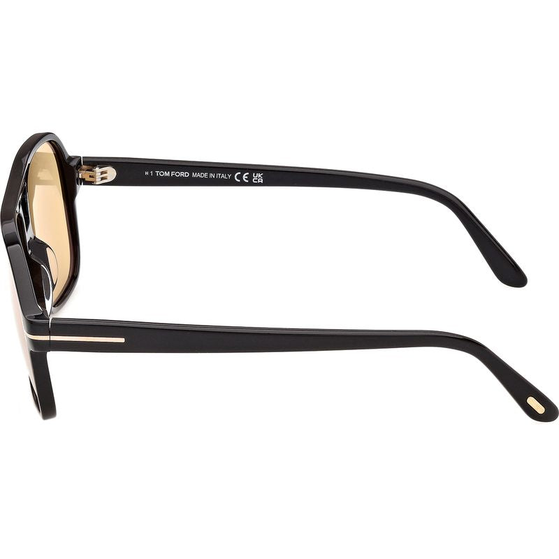 Tom Ford Madison 02 FT1406 Black Brown Photochromic Side