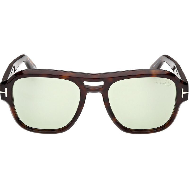 Tom Ford Mason 02 FT1484 Dark Havana Green Photochromic Front