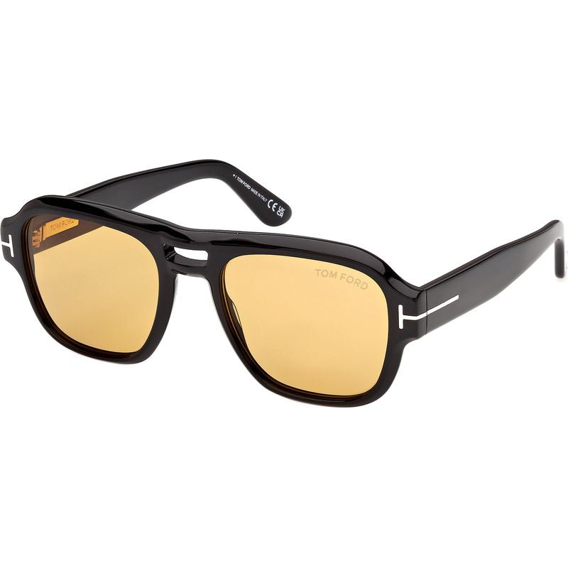 Tom Ford Mason 02 FT1484 Shiny Black Brown Angle
