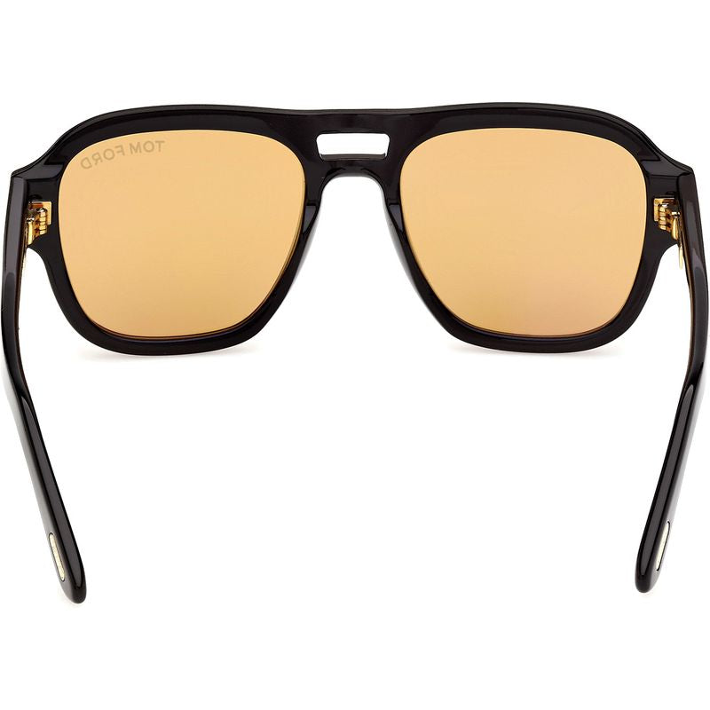 Tom Ford Mason 02 FT1484 Shiny Black Brown Inner