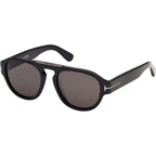 Tom Ford Pablo 02 FT1407-N Shiny Black Smoke Angle
