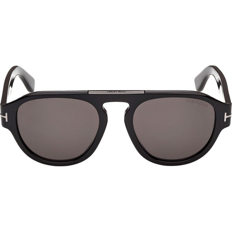Tom Ford Pablo 02 FT1407-N Shiny Black Smoke Front