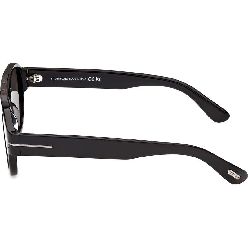 Tom Ford Pablo 02 FT1407-N Shiny Black Smoke Side