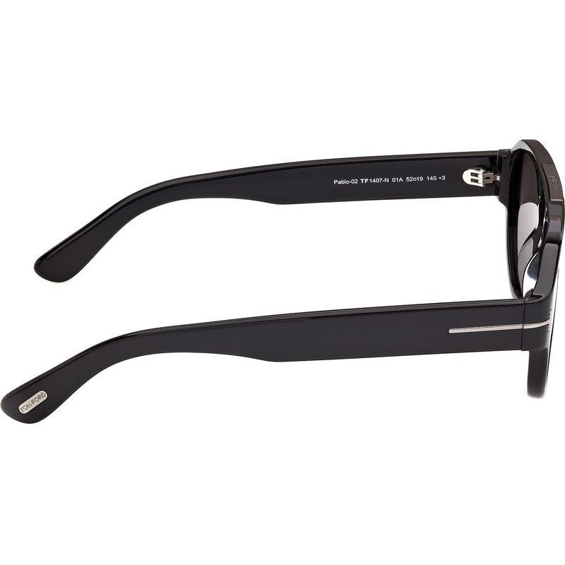 Tom Ford Pablo 02 FT1407-N Shiny Black Smoke Side2