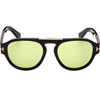Tom Ford Pablo 02 FT1407 Shiny Black Green Front
