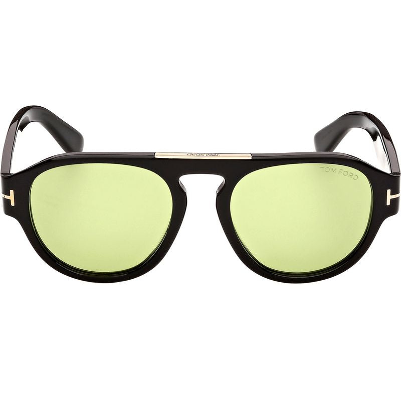 Tom Ford Pablo 02 FT1407 Shiny Black Green Front