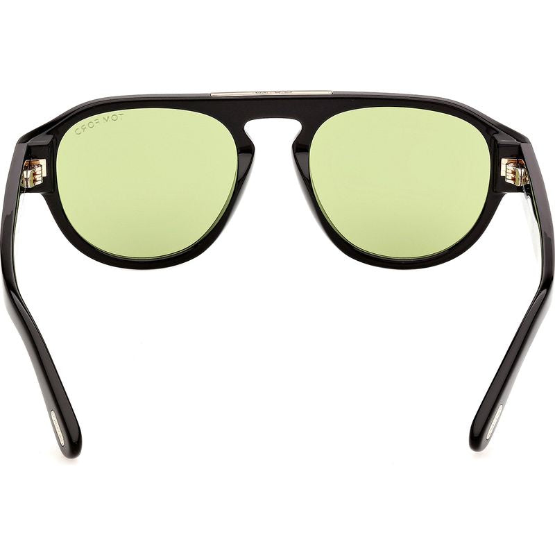 Tom Ford Pablo 02 FT1407 Shiny Black Green Inner